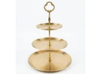Golden 3 tier tray