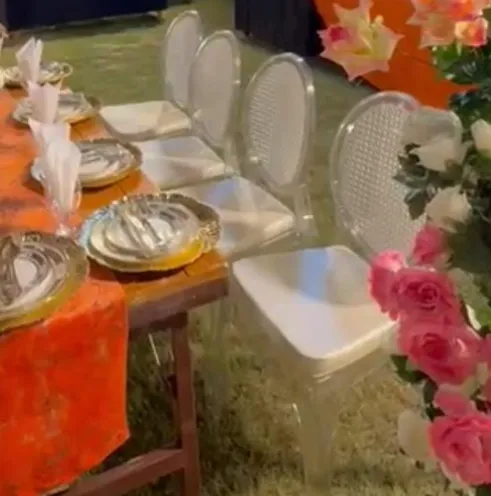 Crystal Clear acrylic chairs