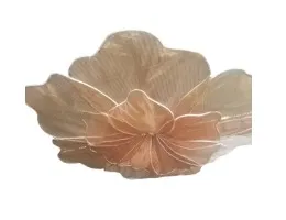 PEACH ORGANZA LOTUS FLOWER