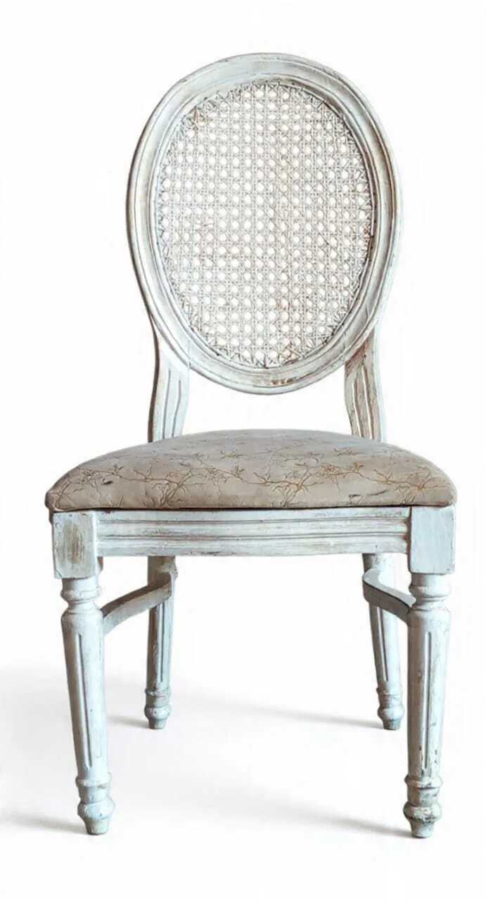 Round Cane Back Chairs