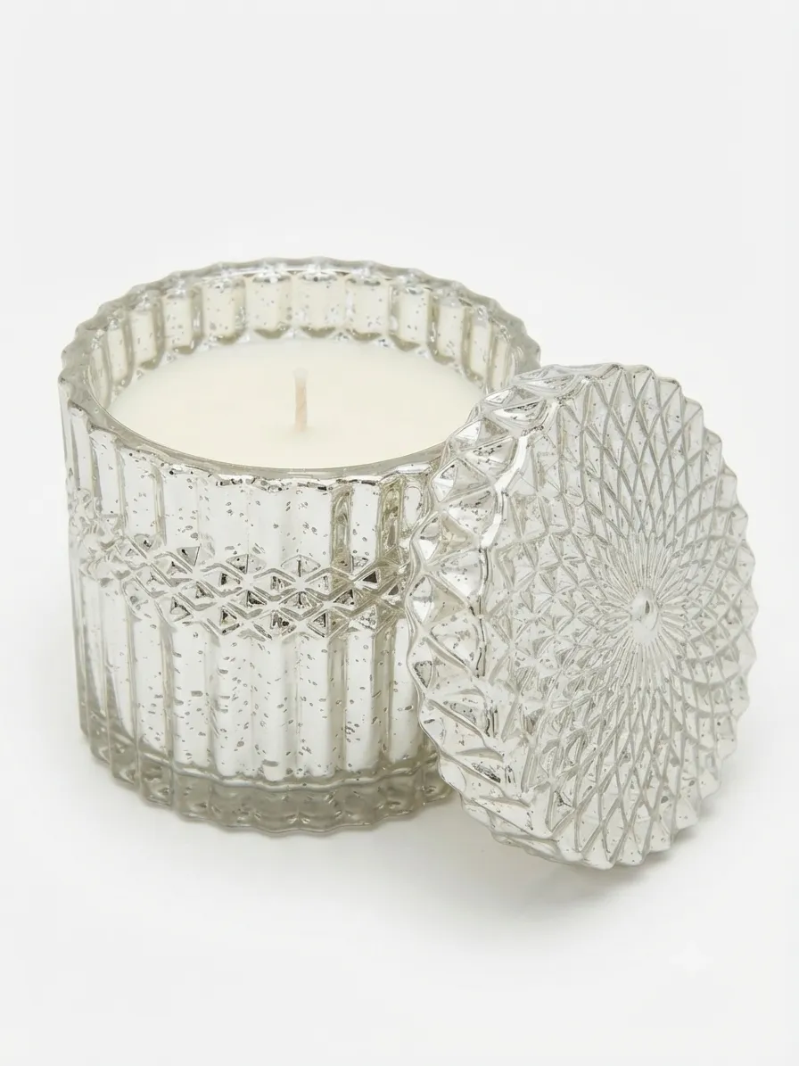 Silver Candle jar 