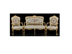 White and Gold Stage Set Sofa