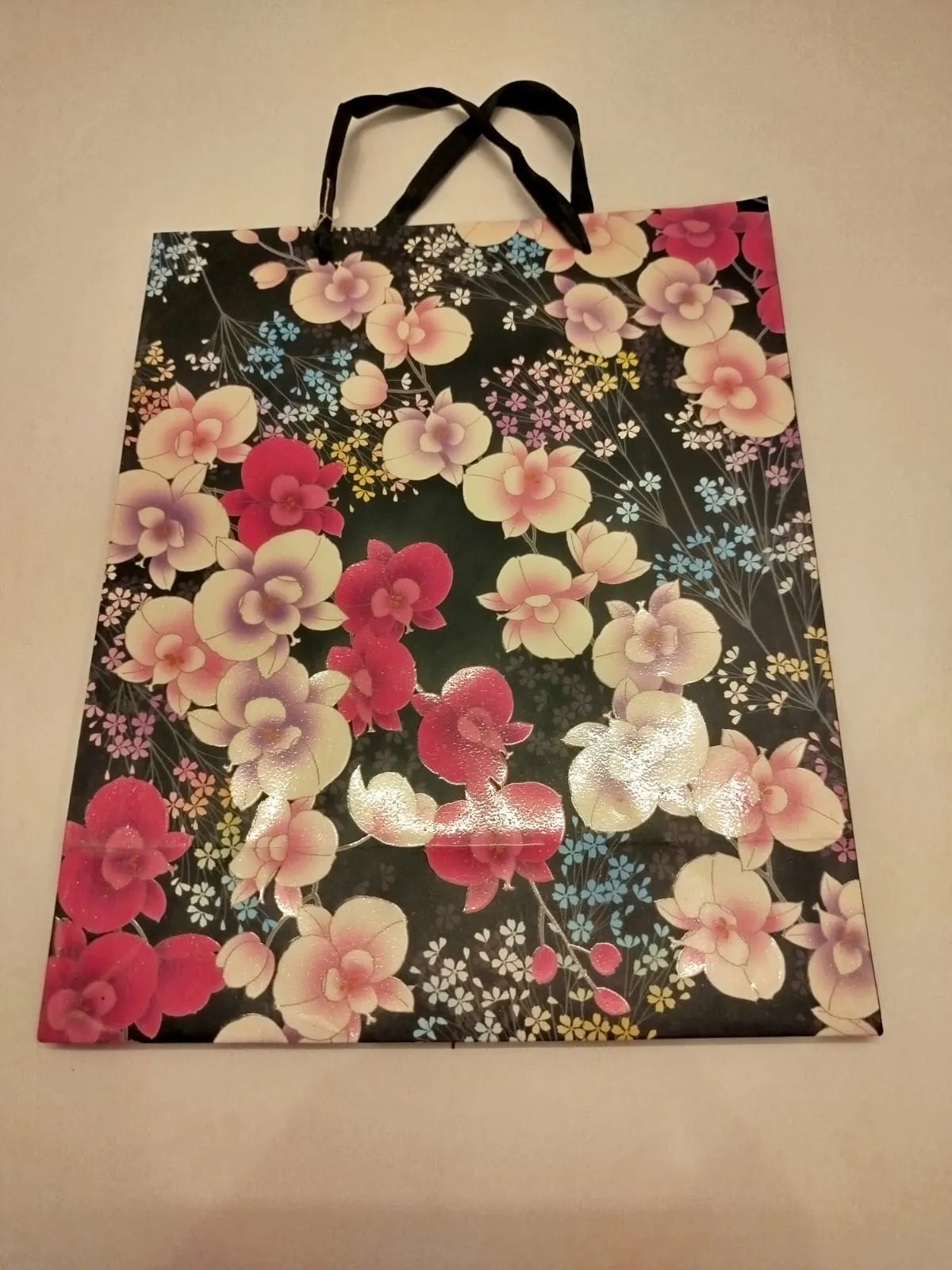 Floral gift bag 