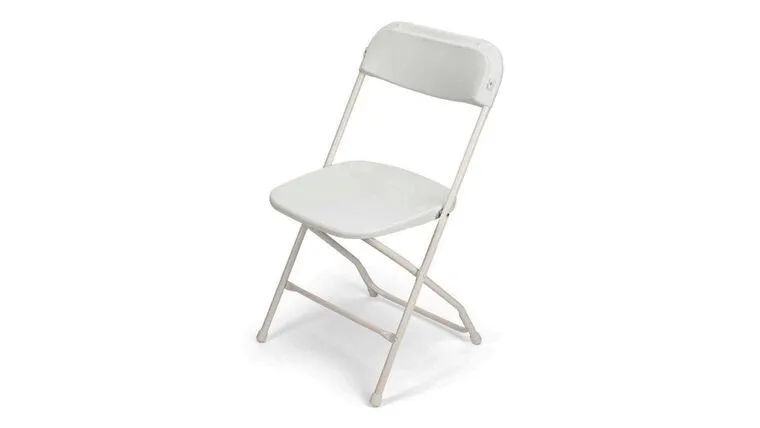 White Folding Chair