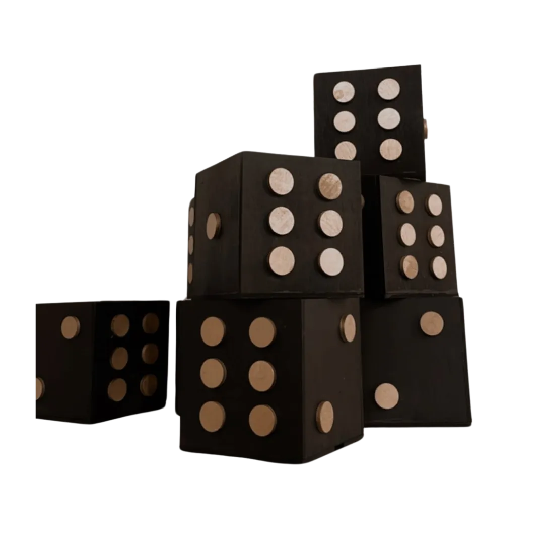 Dice Vase Centerpiece