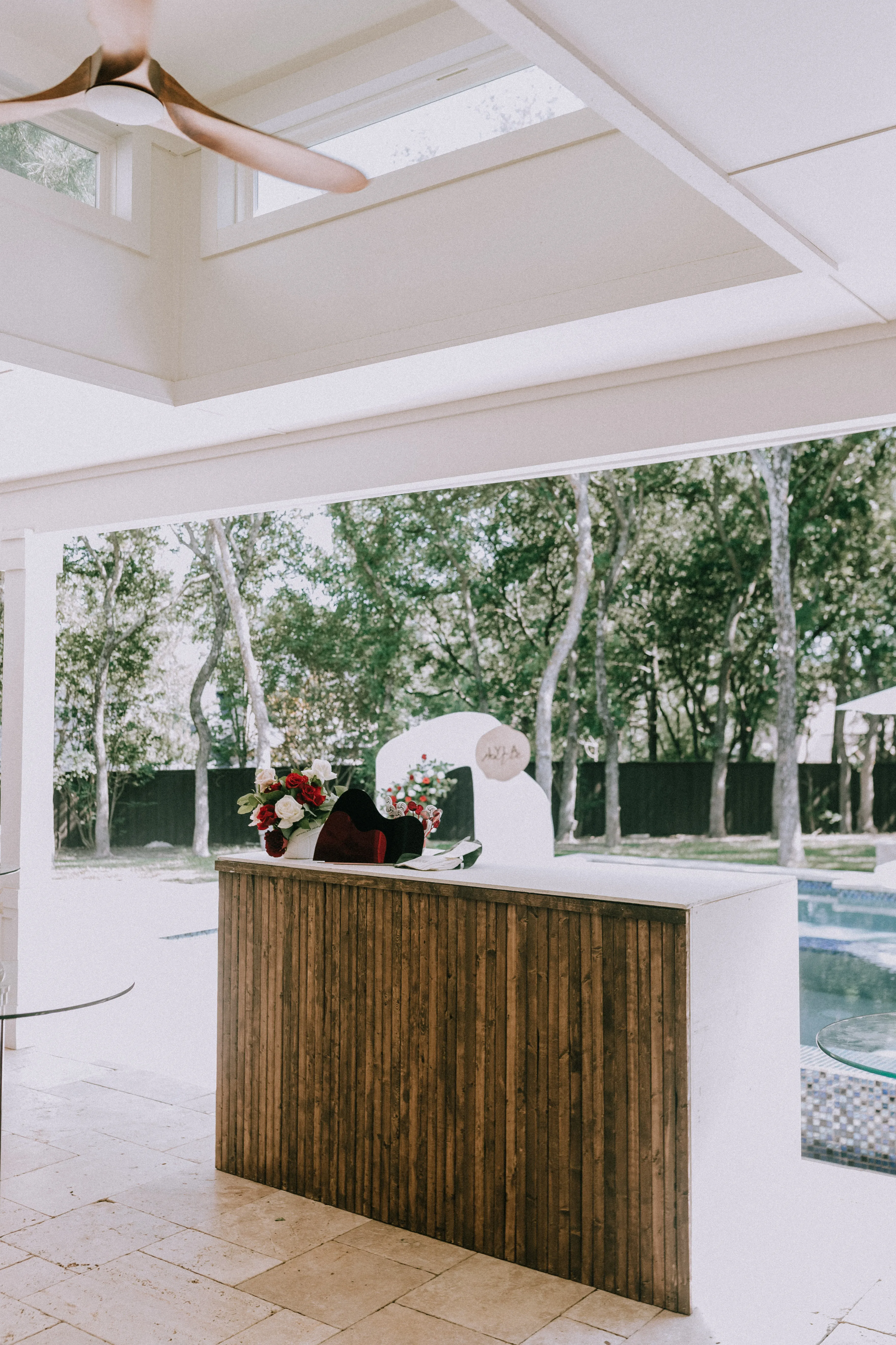 Fluted Bar Facade Display