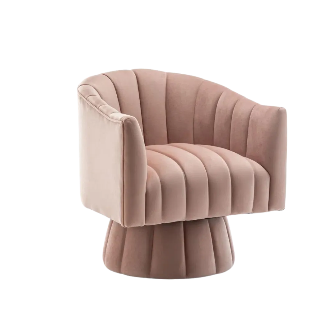 Aurora Pink Accent Chair 