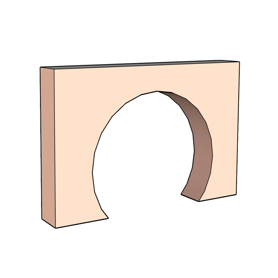 Three Dimentional Arch 12ft x 8ft 