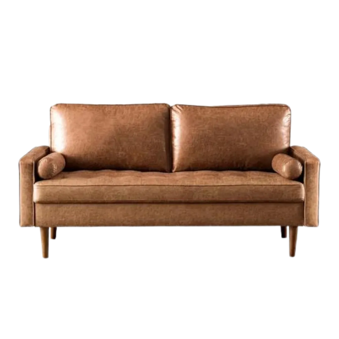 Tan Leather Couch