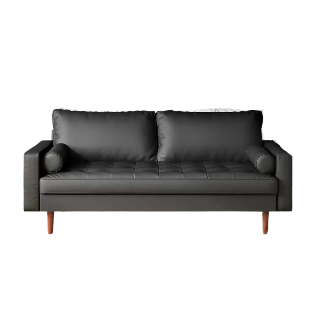 Black Leather Couch