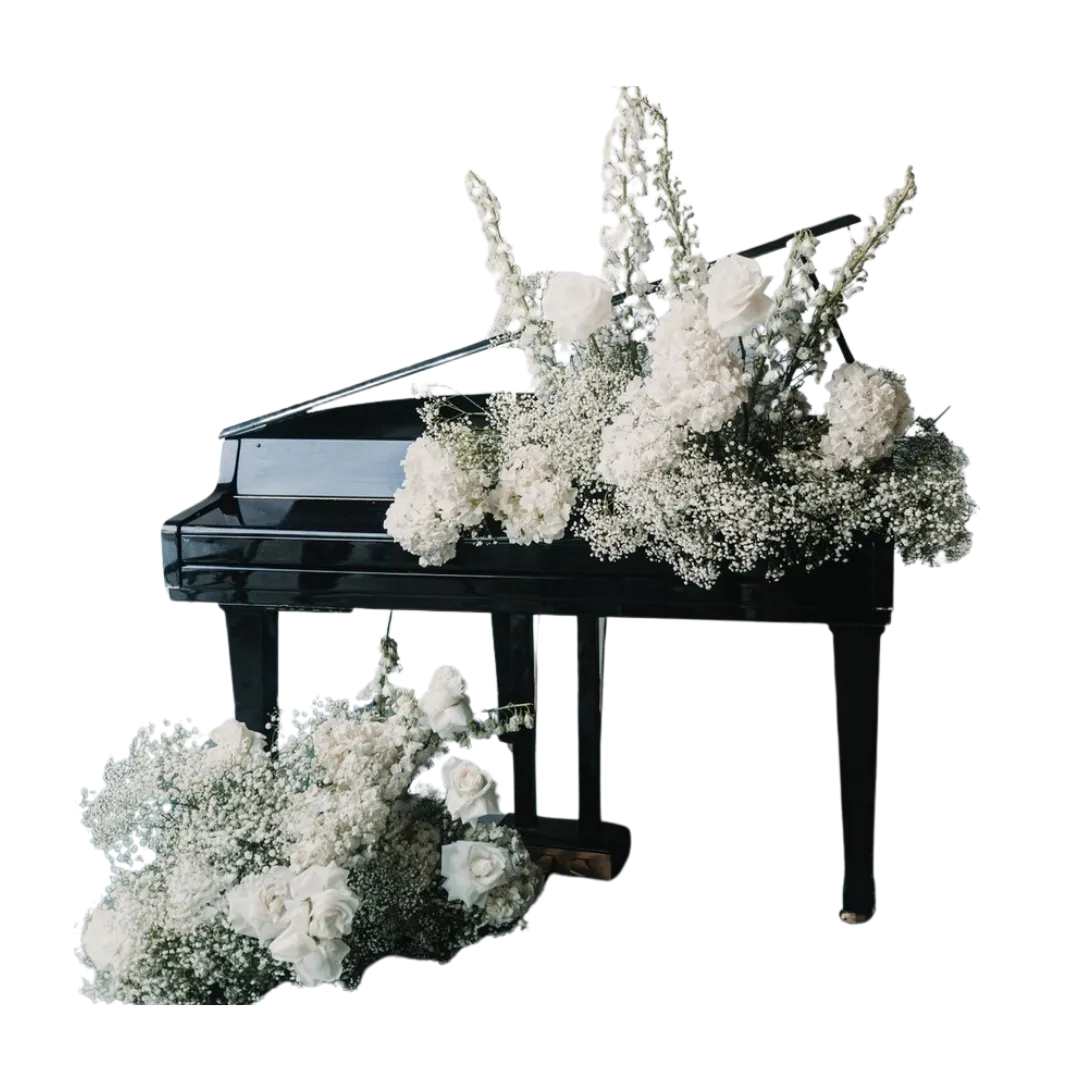 Zillow Black Baby Grand Piano