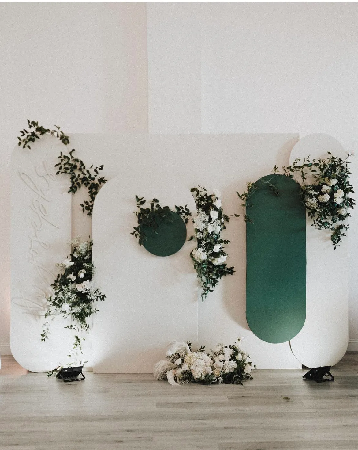 Custom Wedding Backdrop Installation