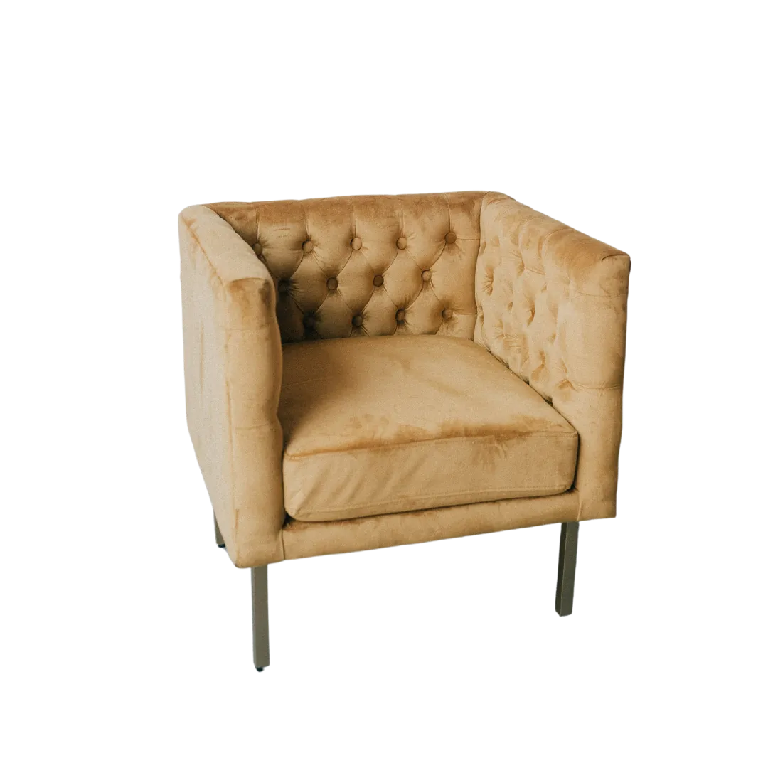 Tuscan Yellow Accent Chair