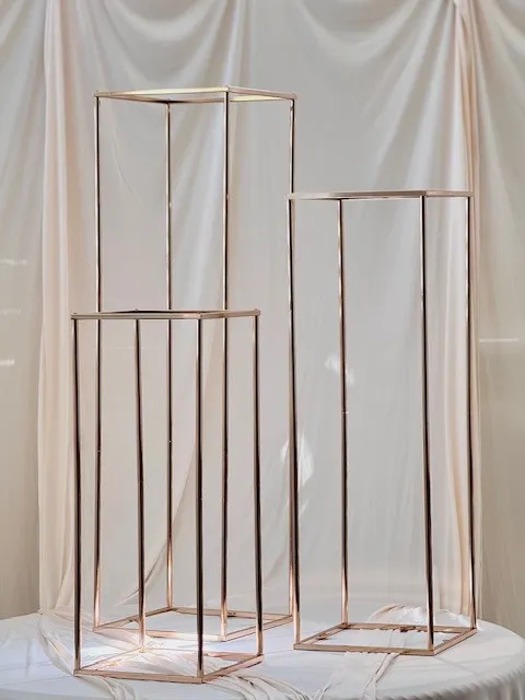 Gold Metal Decorative stands