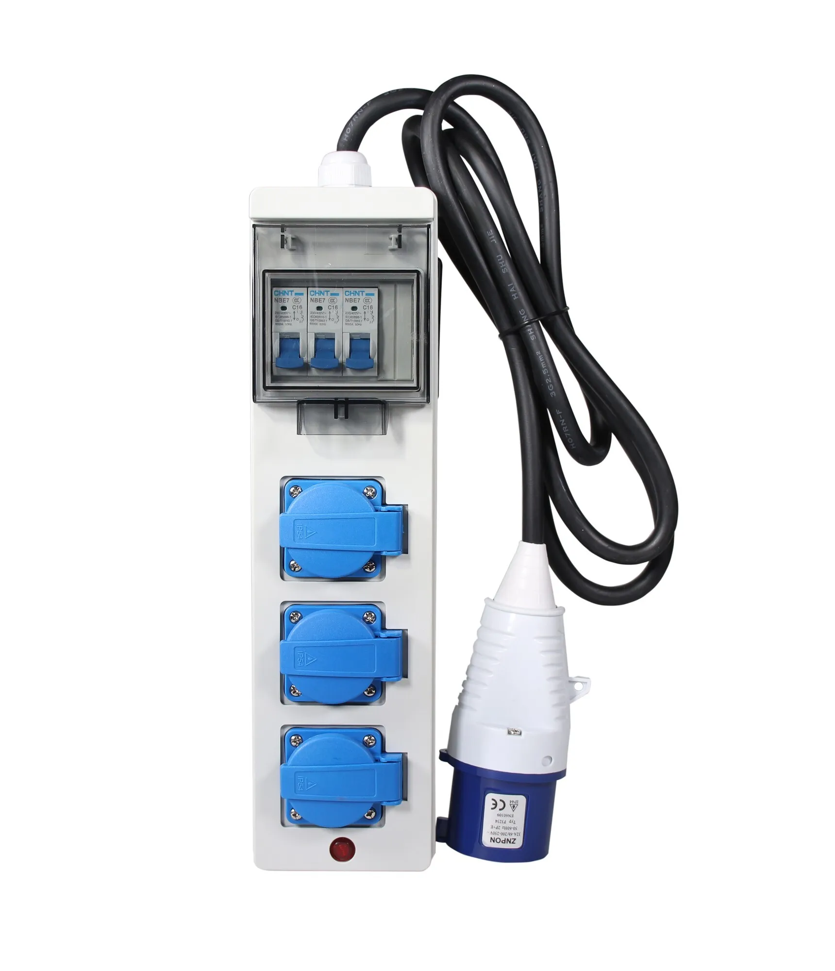 Escatola de 32A monofásico a 16A