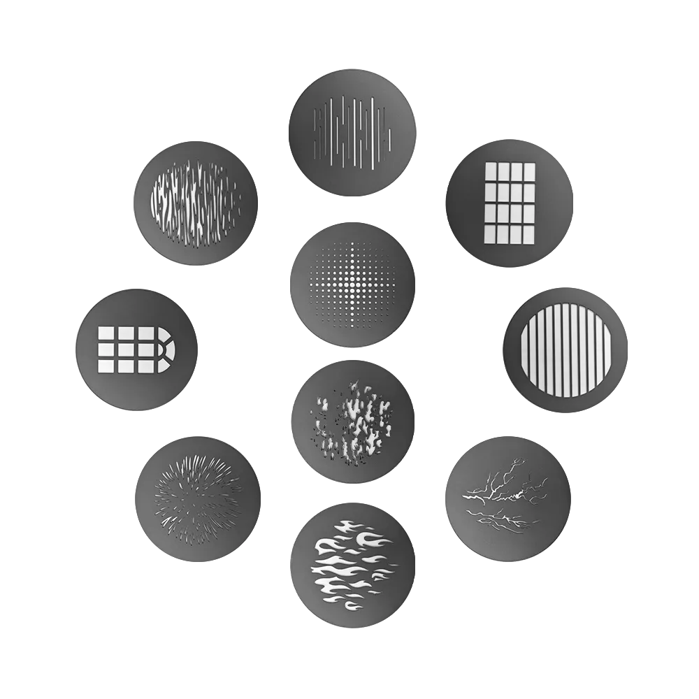 Kit 10 gobos Spotlight Max