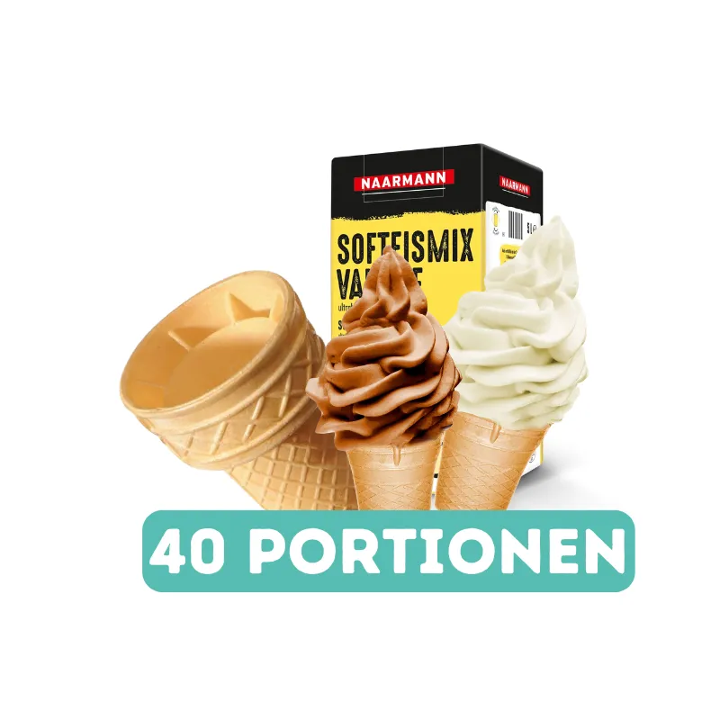 Softeis Material Set 40 Portionen