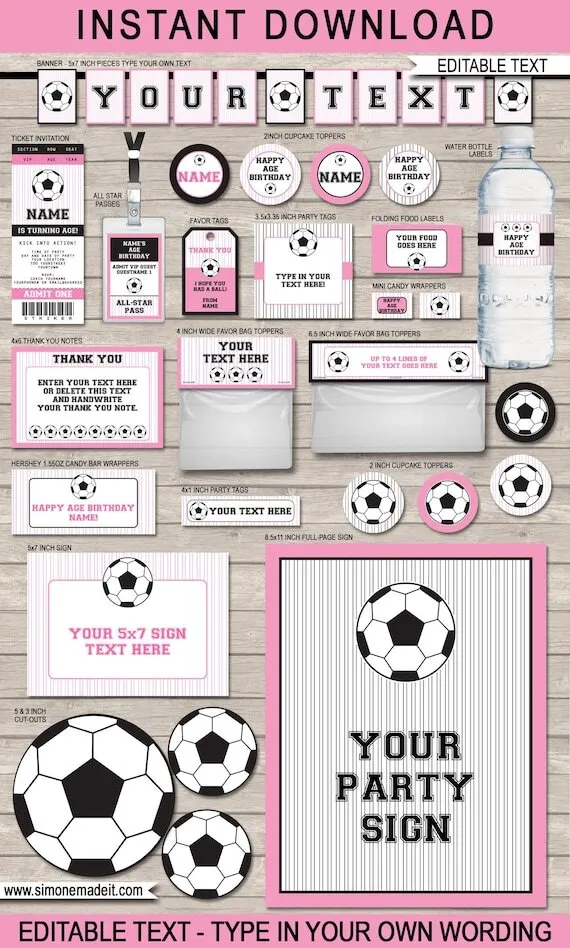 Vorlagen Set - Geburtstag 1