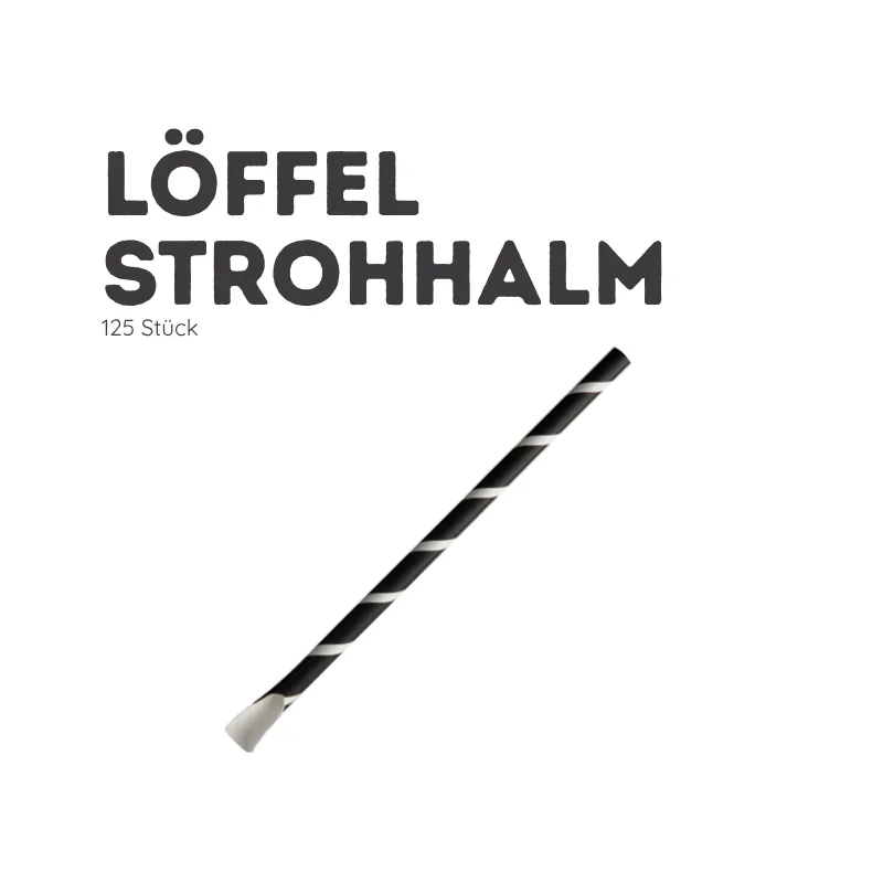 Löffel Strohhalme
