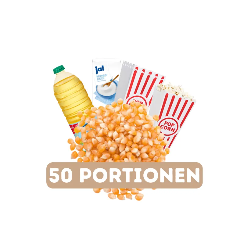 PopCorn Material Set 50 Portionen