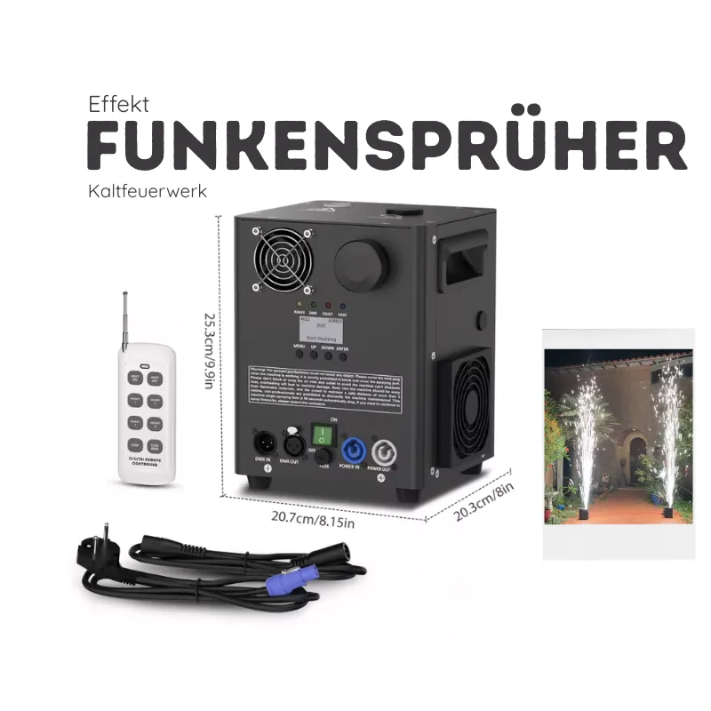 Funkensprüher / Kaltfeuerwerk
