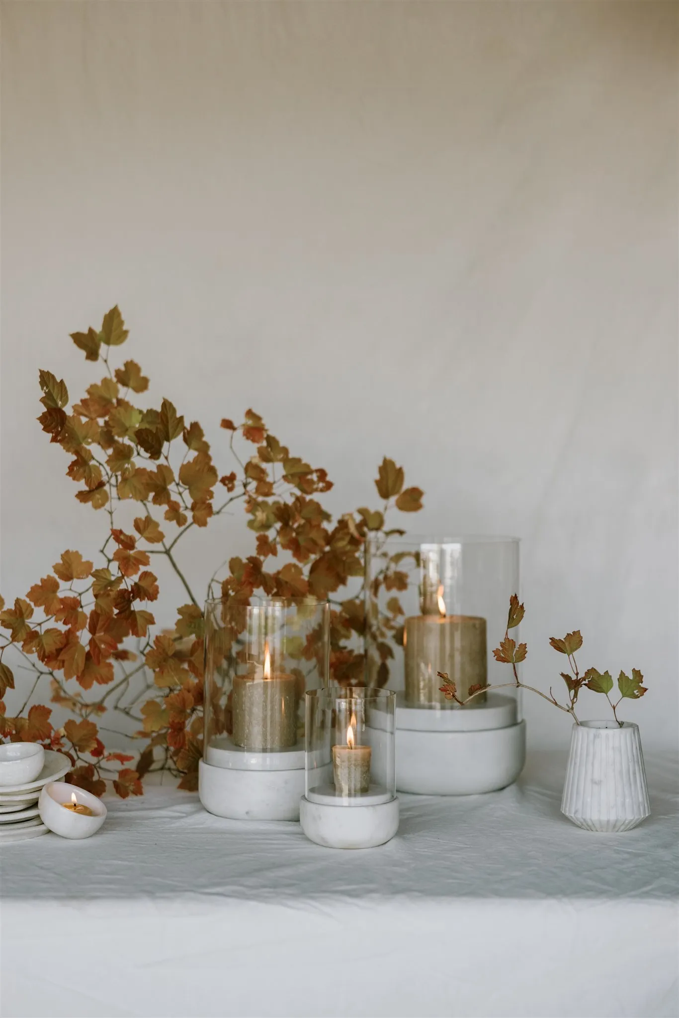 LARGE CANDLE HOLDERS