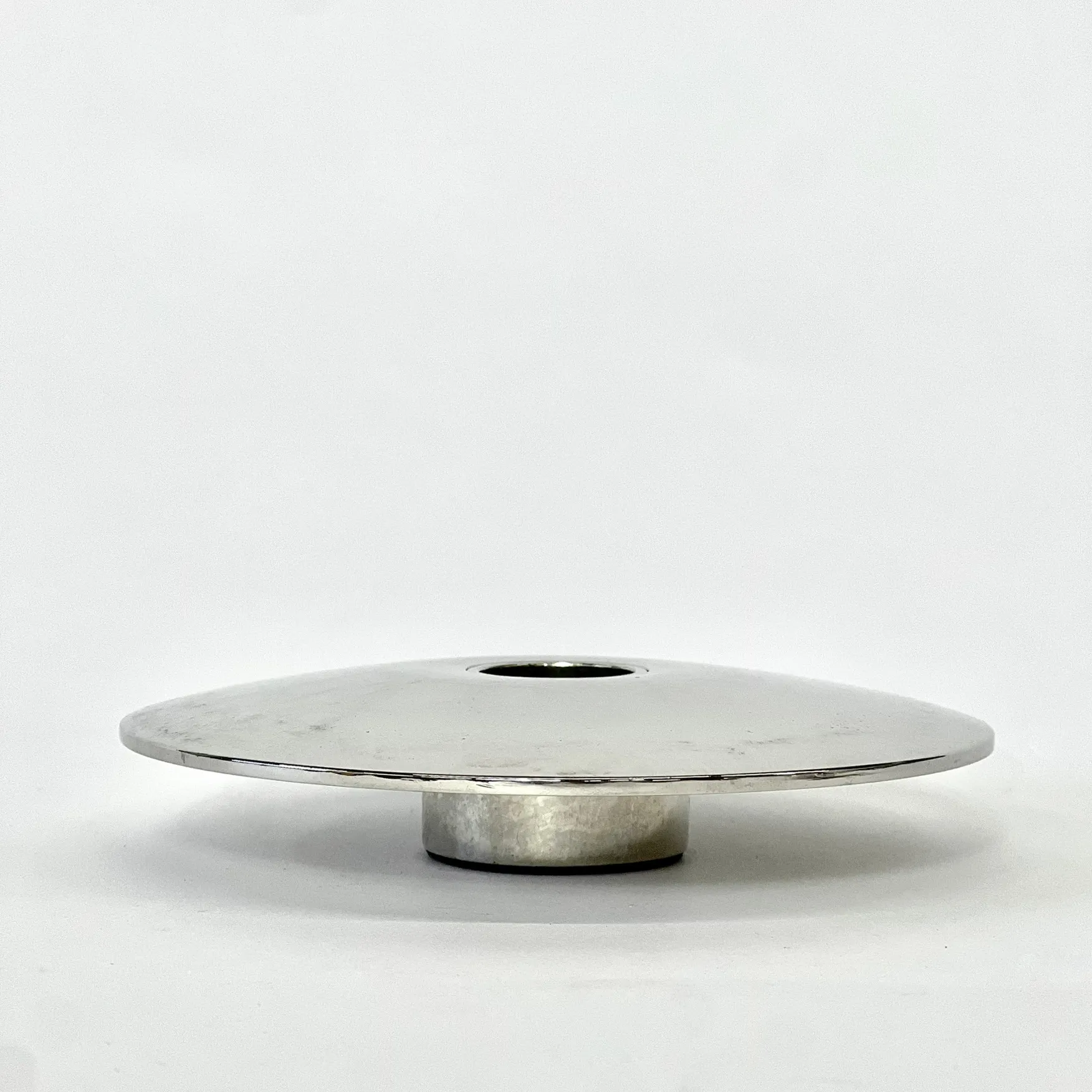 SILVER DISC TAPER HOLDERS