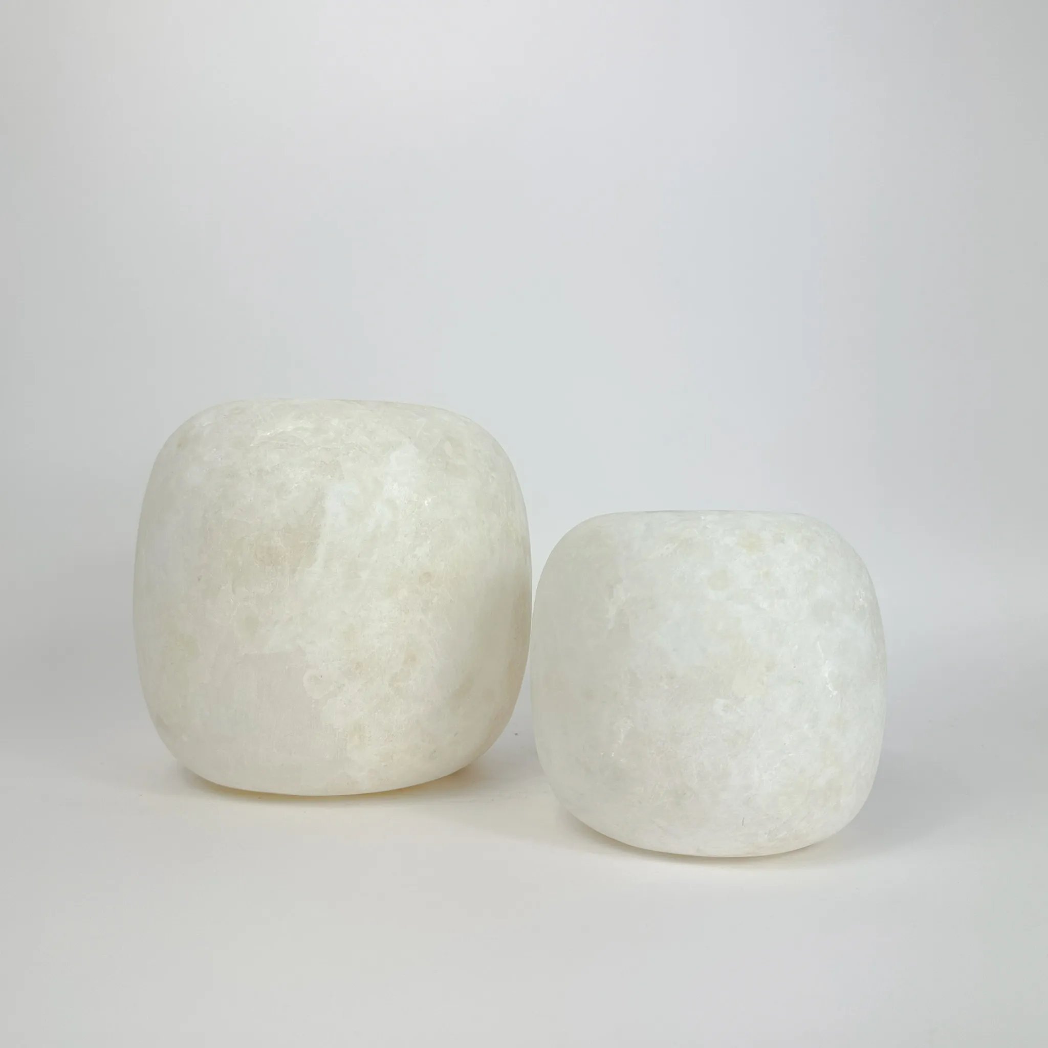 ALABASTER LARGE CANDLE HOLDER