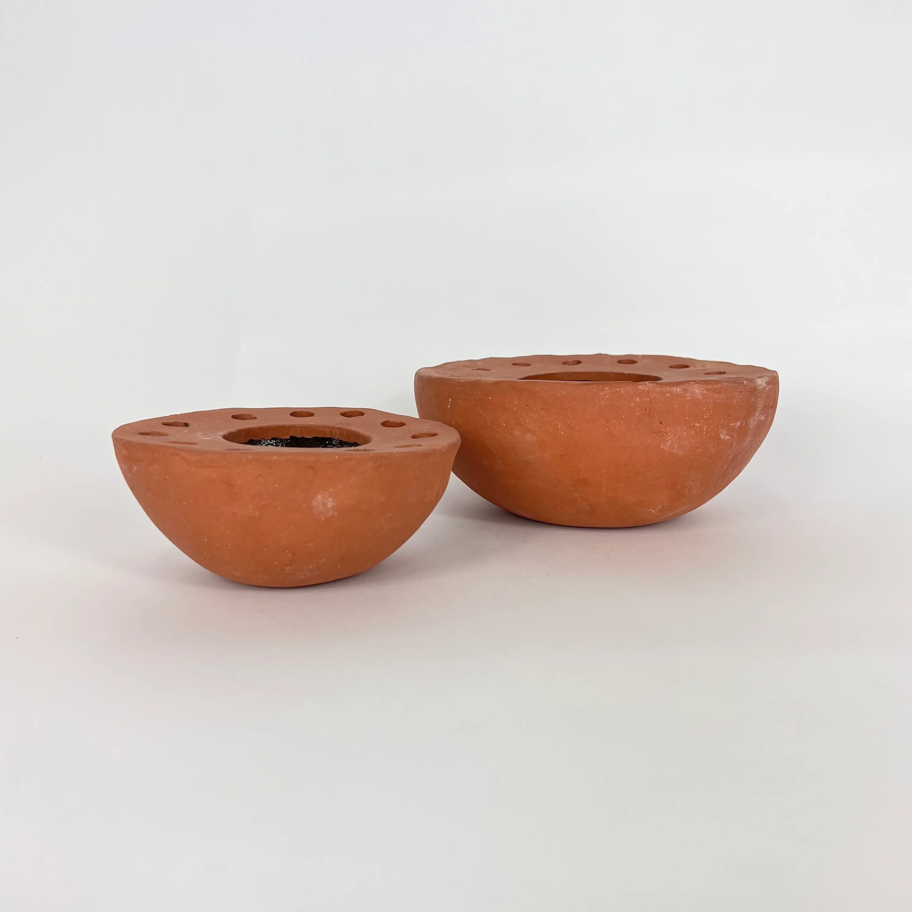 TERRA COTTA FROG VASE