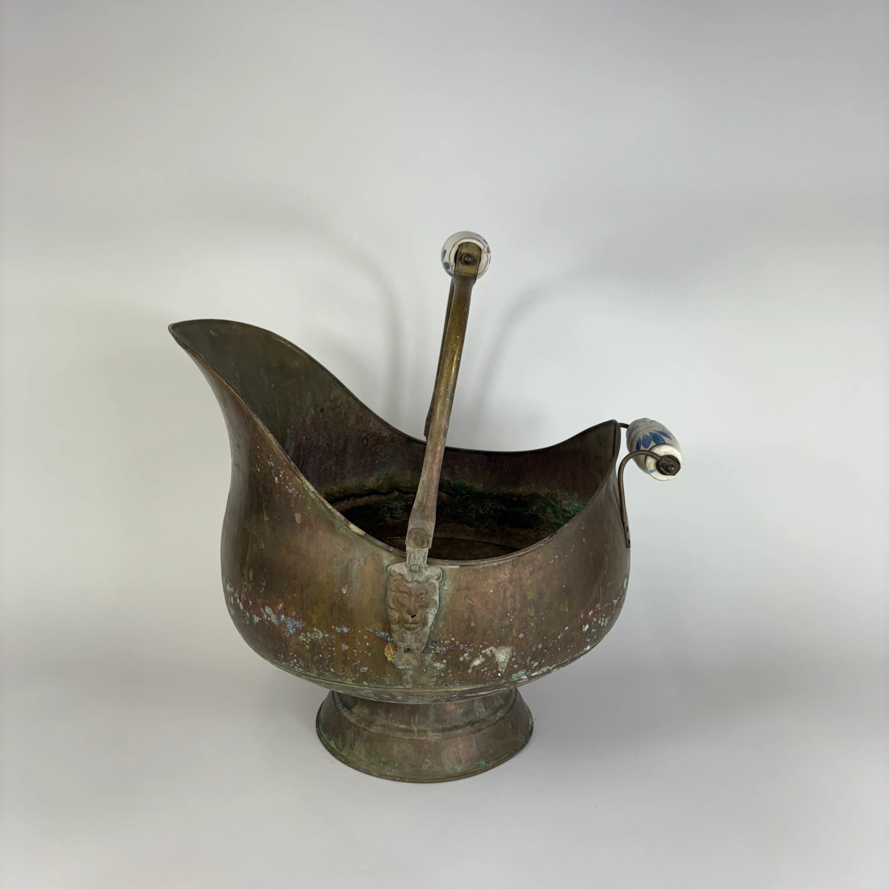 VINTAGE BRASS ASH BUCKET
