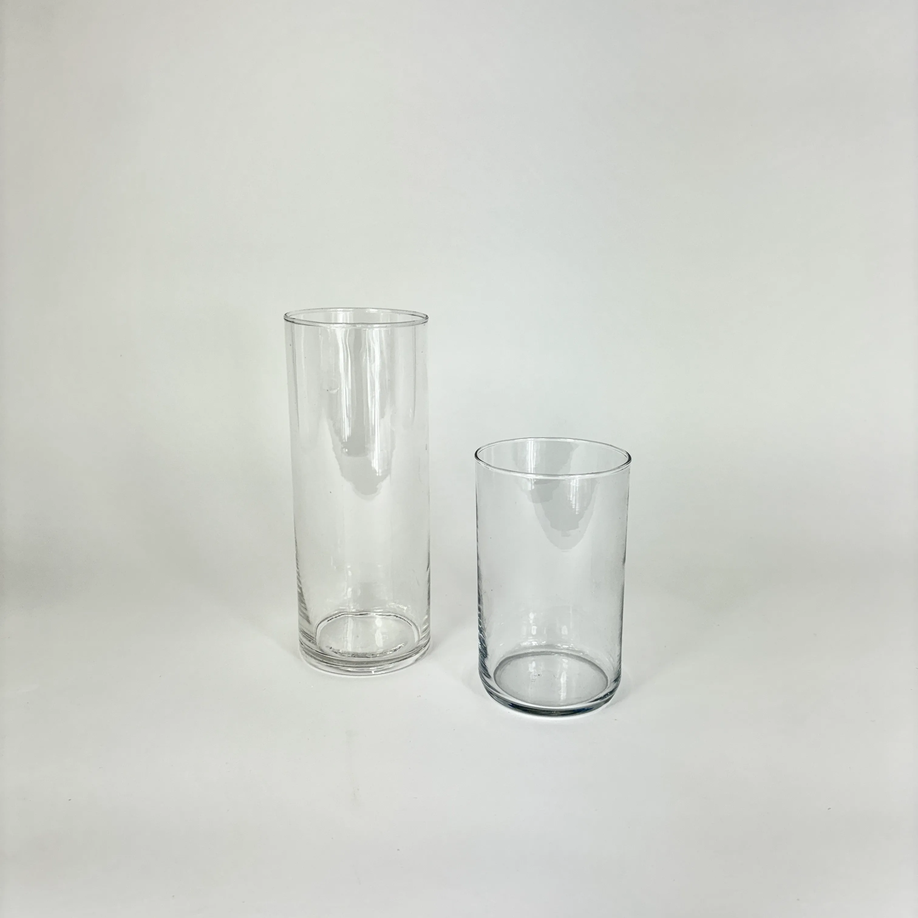 3.5" WIDE GLASS CYLINDER