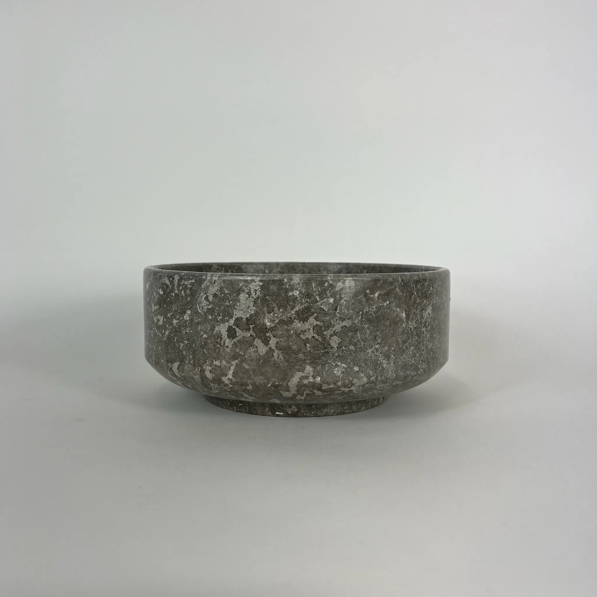 GRAY MARBLE BOWL