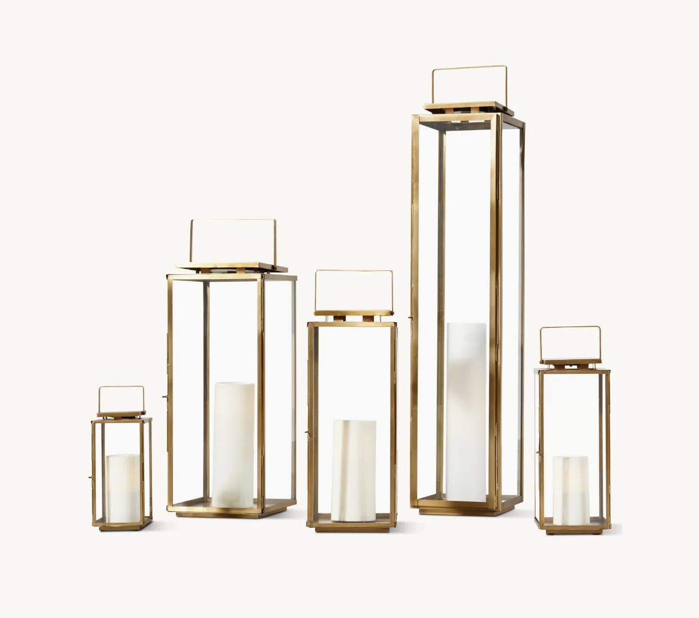 AMALFI BRASS LANTERN