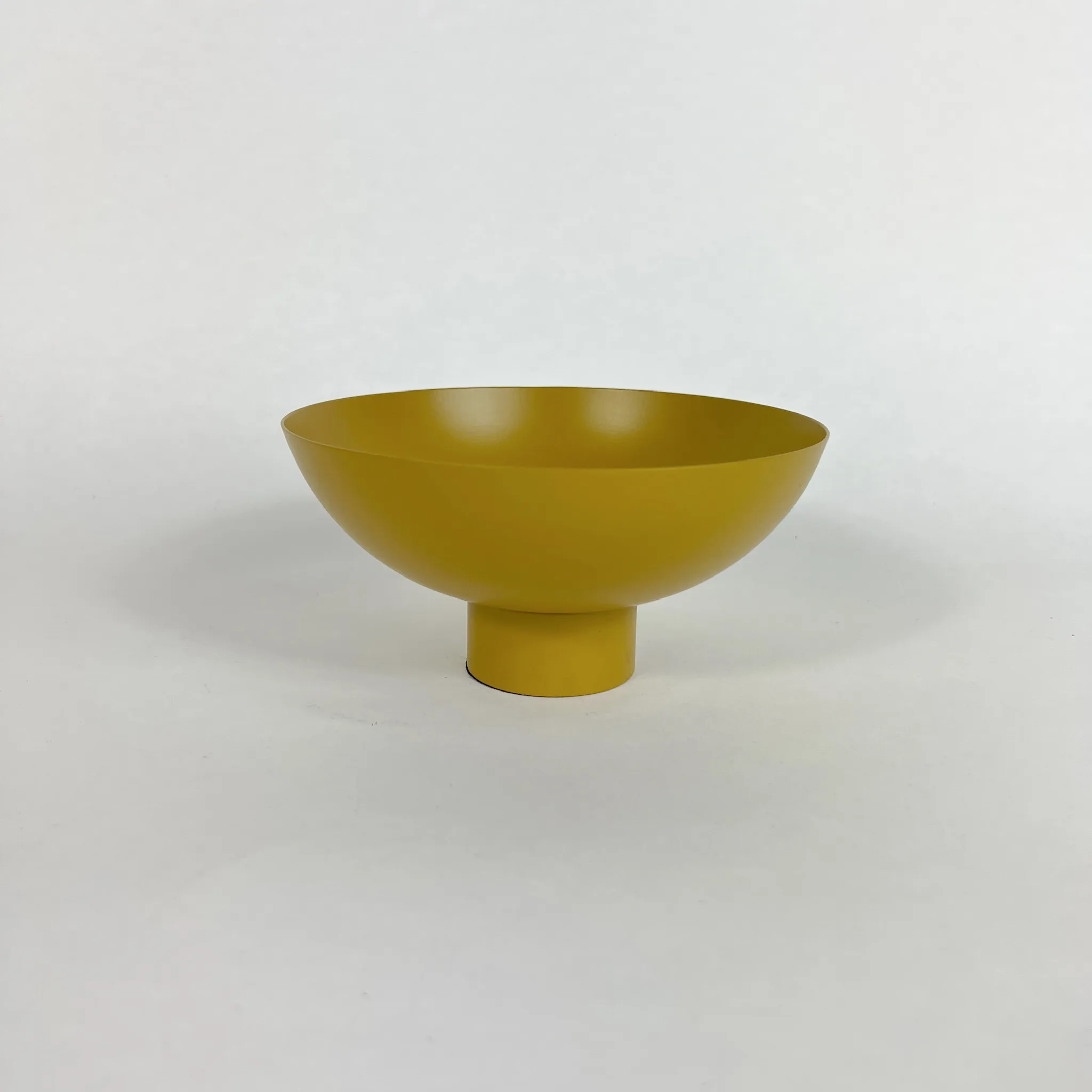 HAWKINS MUSTARD FOOTED BOWL