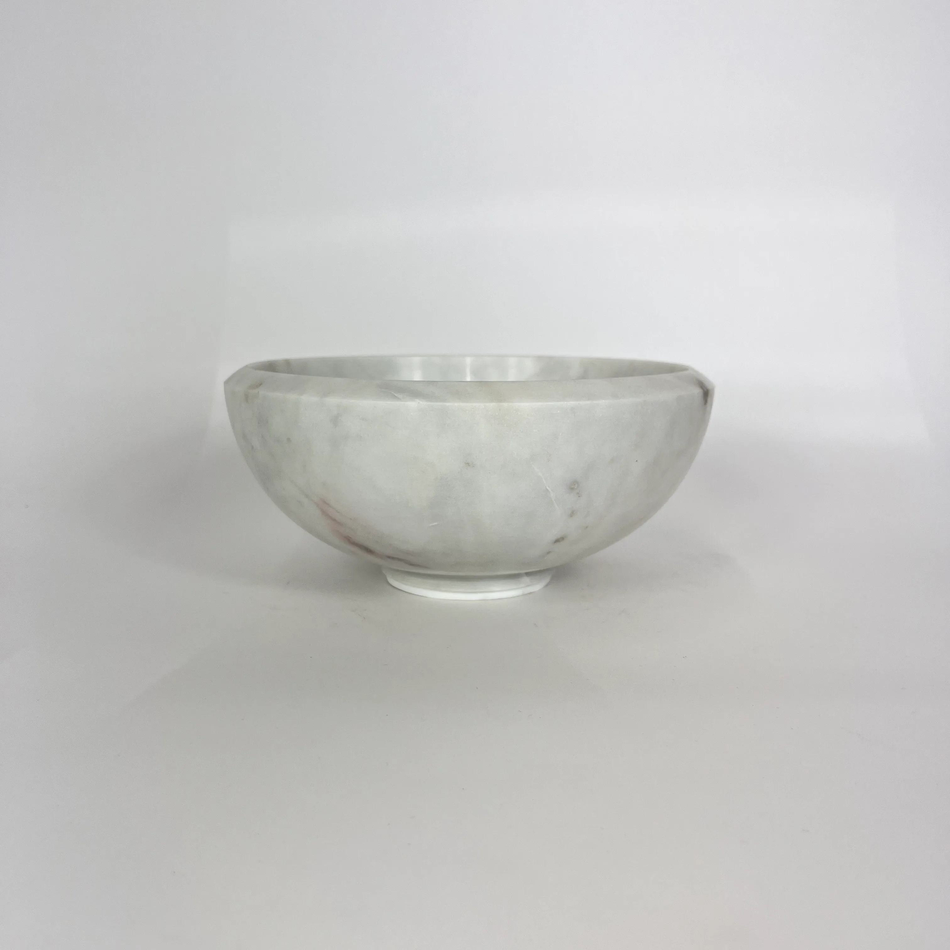 FOOTED MARBLE BOWL