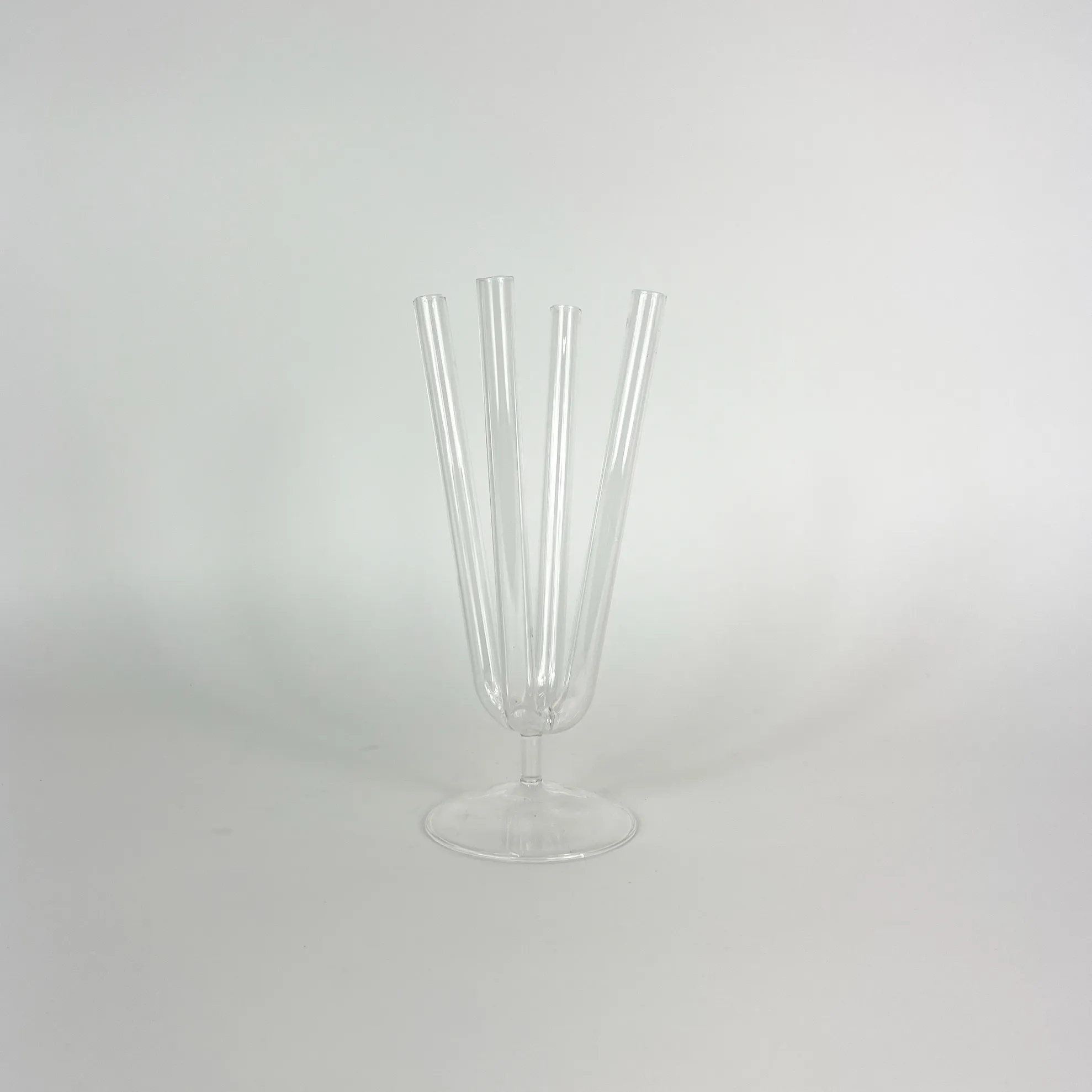GLASS STEM VASE