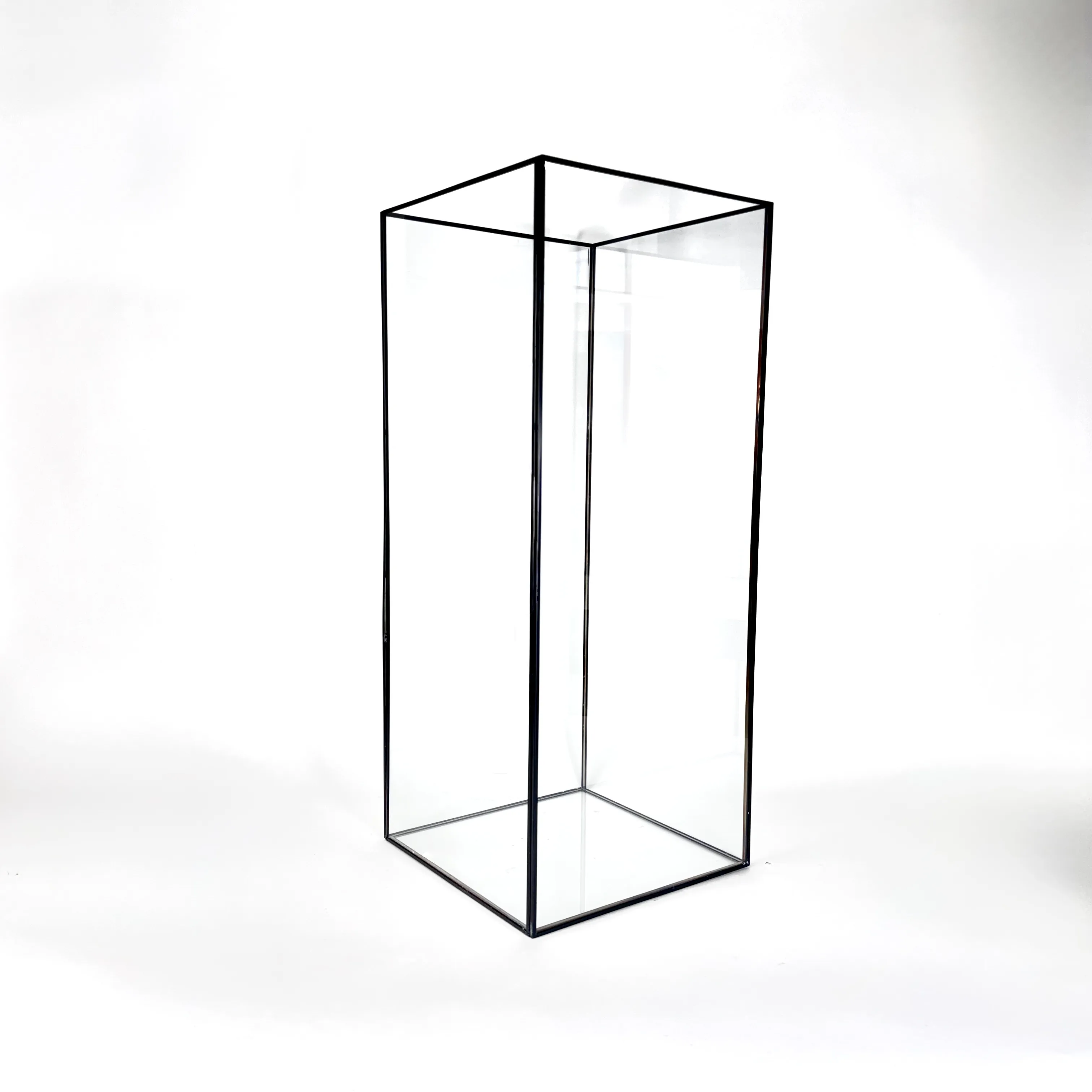 LARGE SQUARE GLASS LANTERN