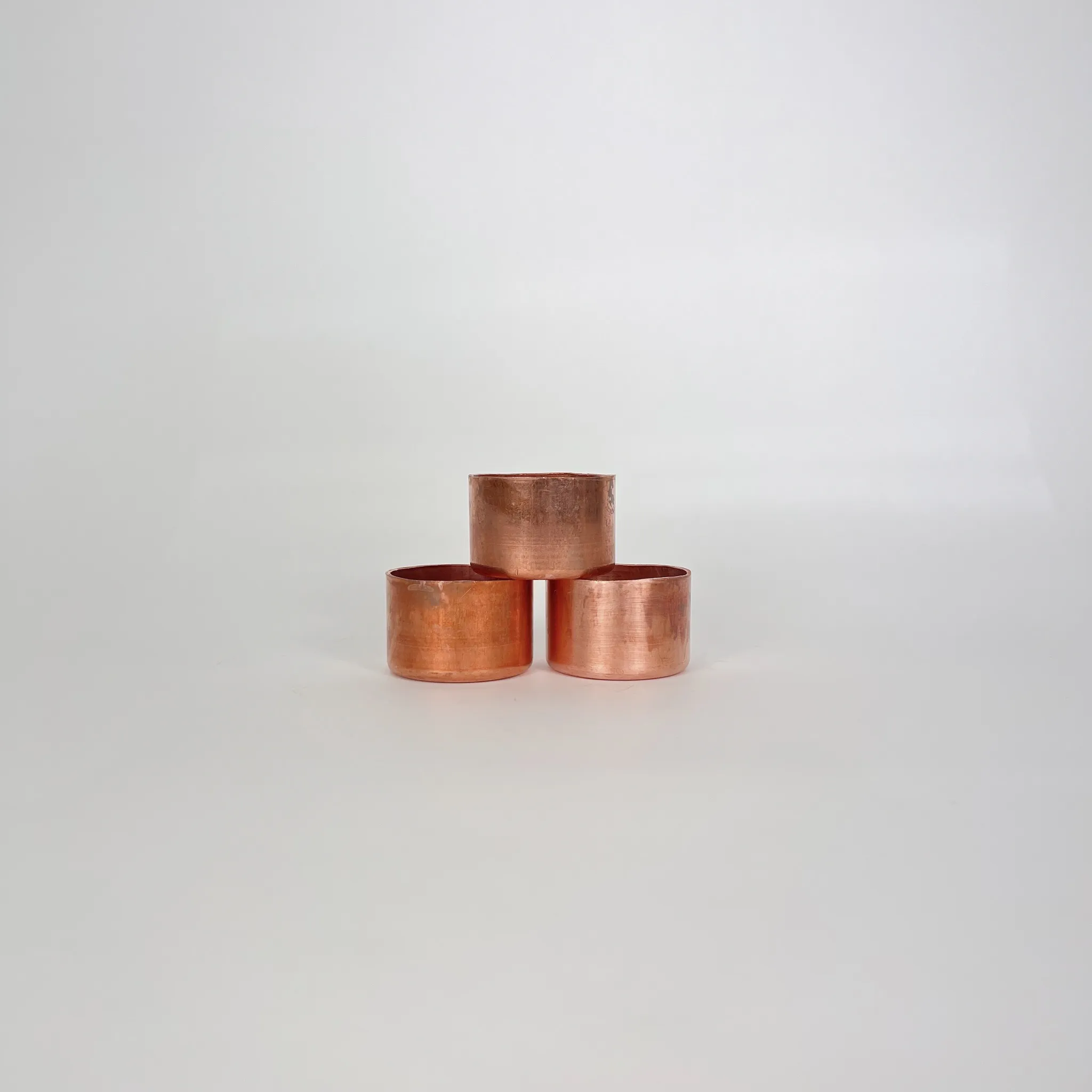 COPPER PIPE CANDLE HOLDER