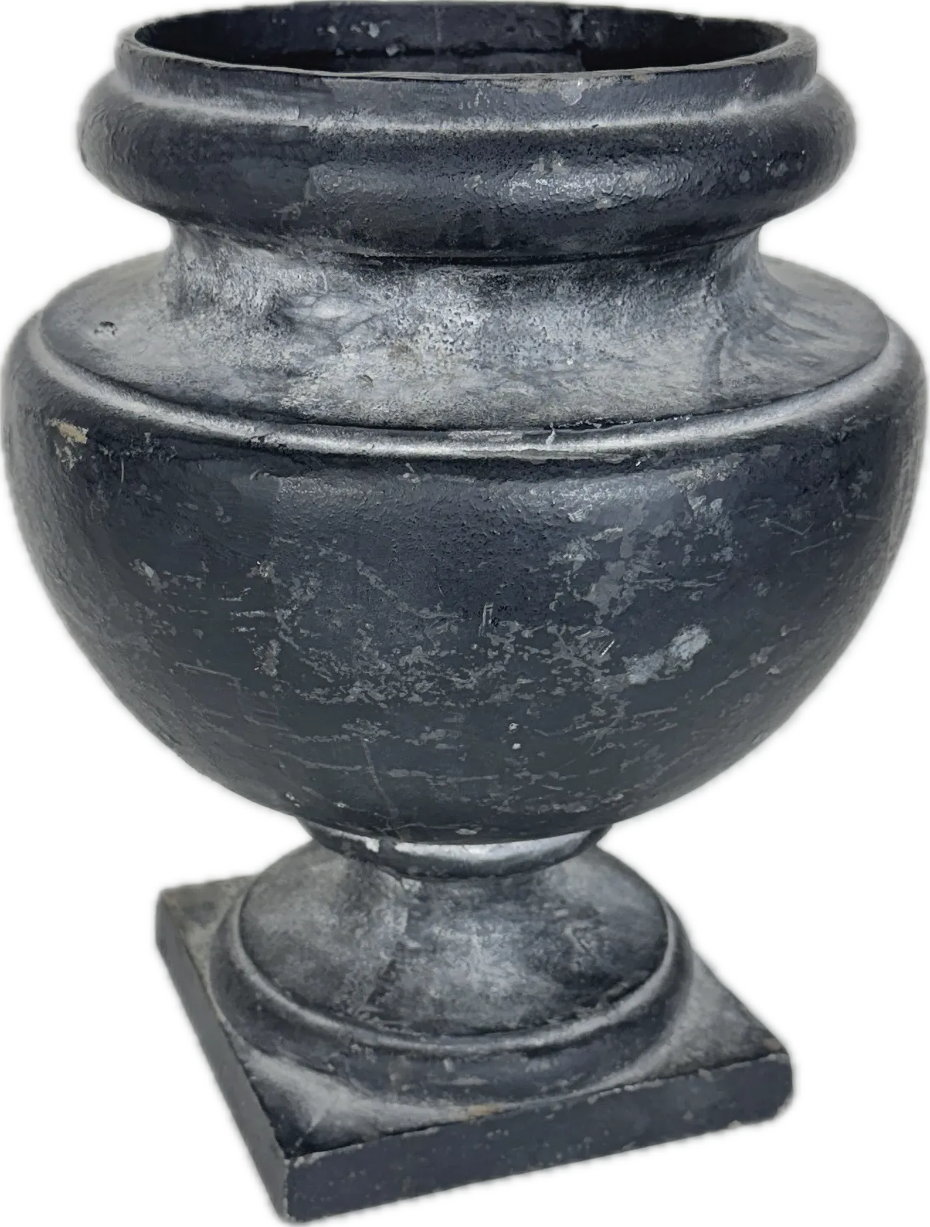 ROUNDED CAST IRON PLANTER