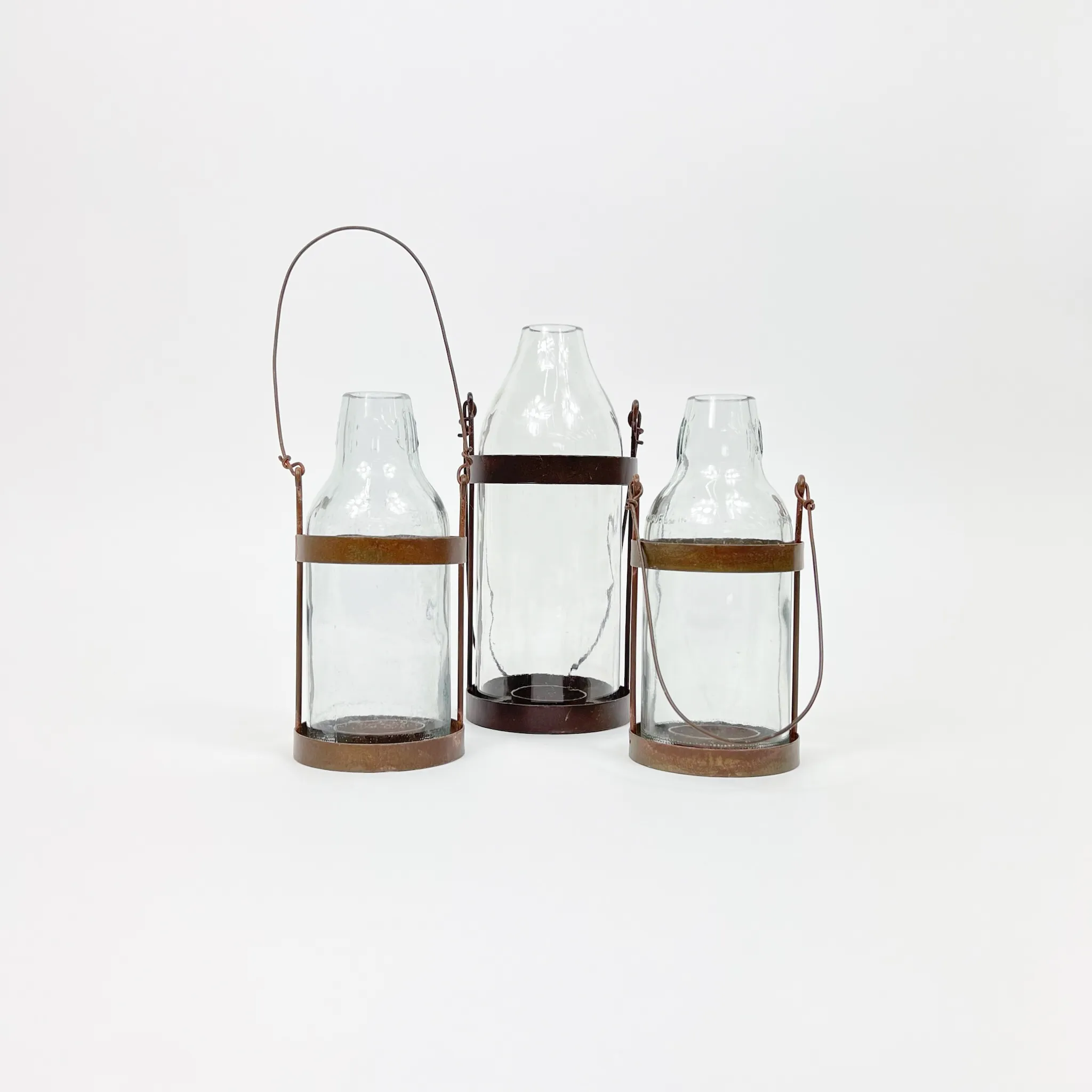 BOTTLE CANDLE HOLDER SET