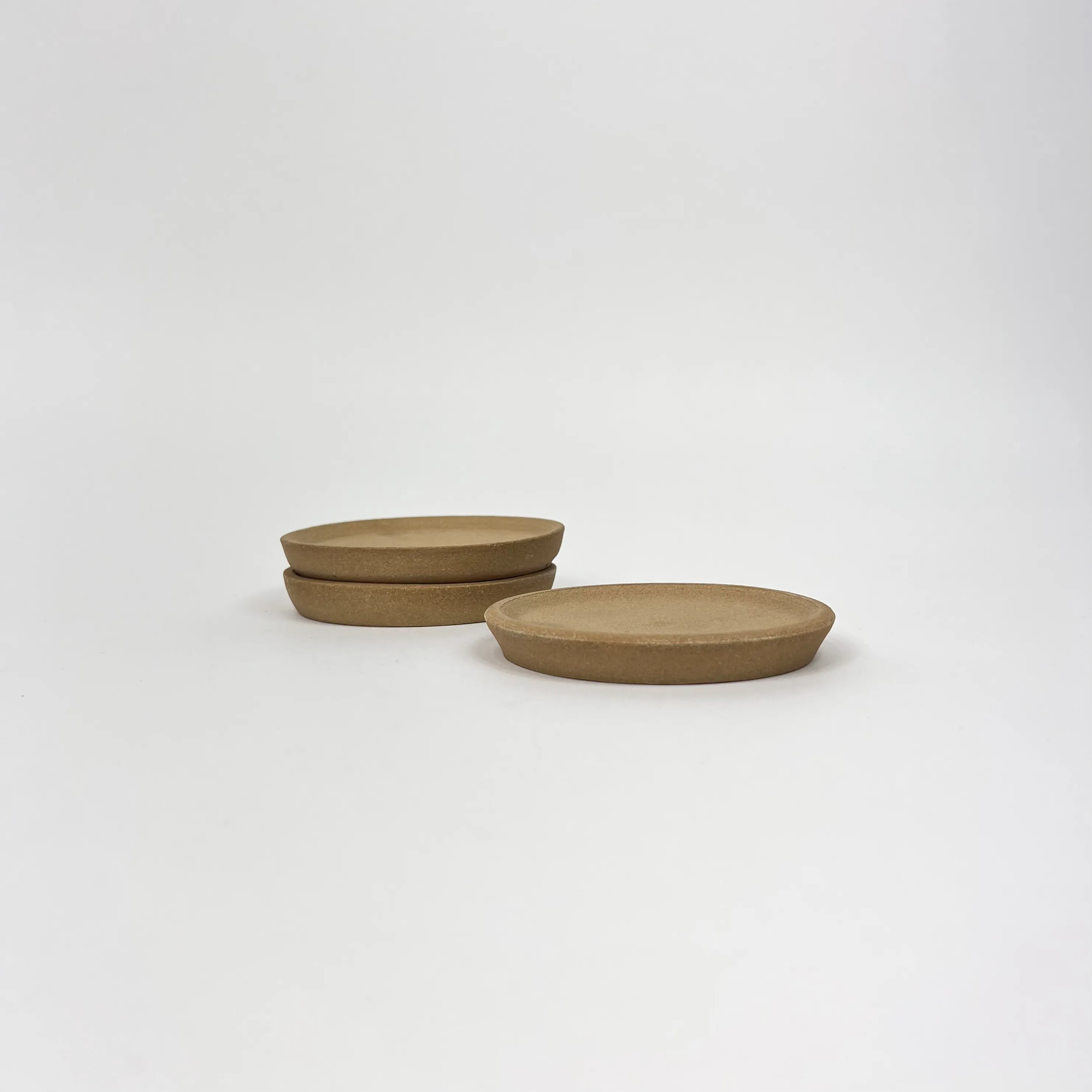 D CERAMICS RAW BROWN STYLING DISH