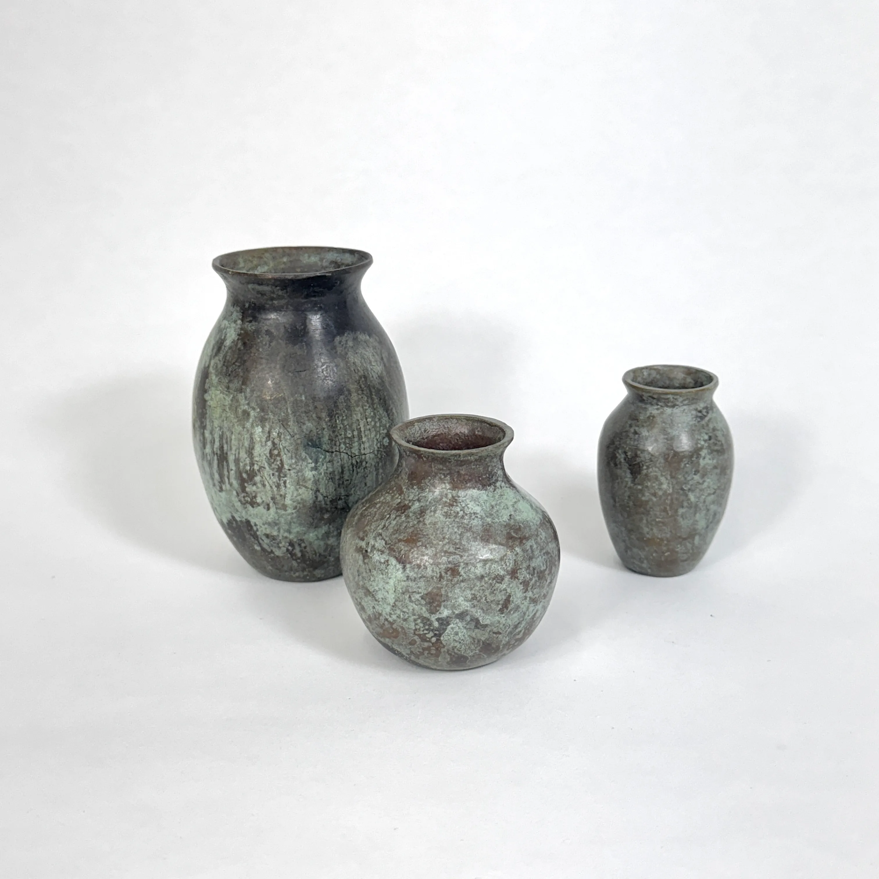 BRONZE FLOWER BUD VASE