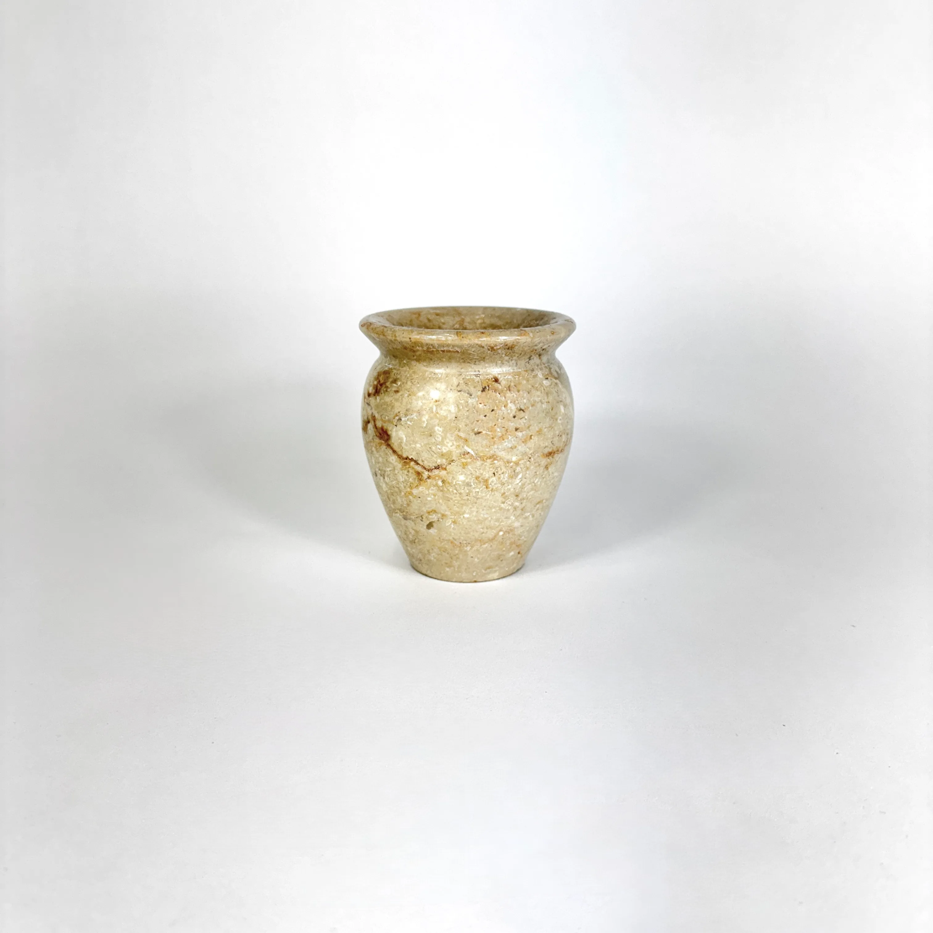 BUTTERSCOTCH MARBLE VASE