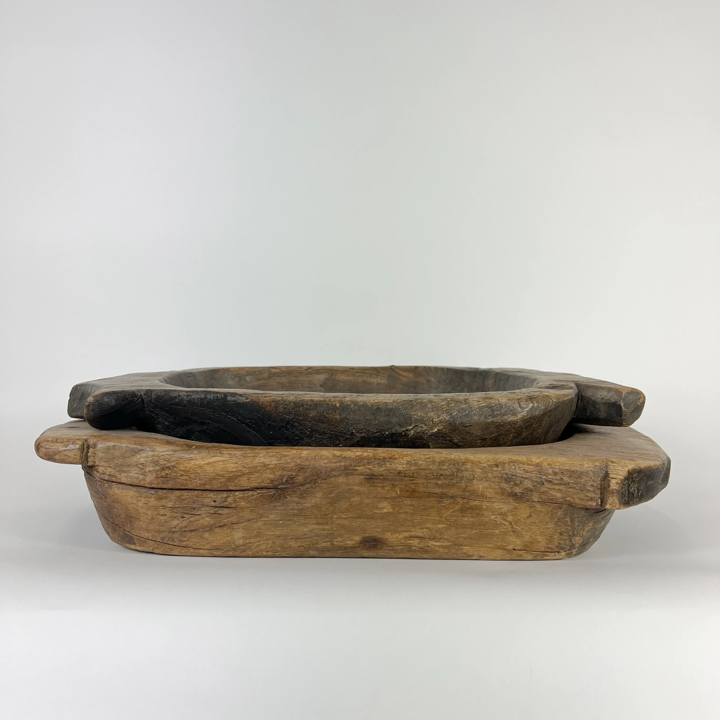 VINTAGE WODEN DOUGH BOWLS