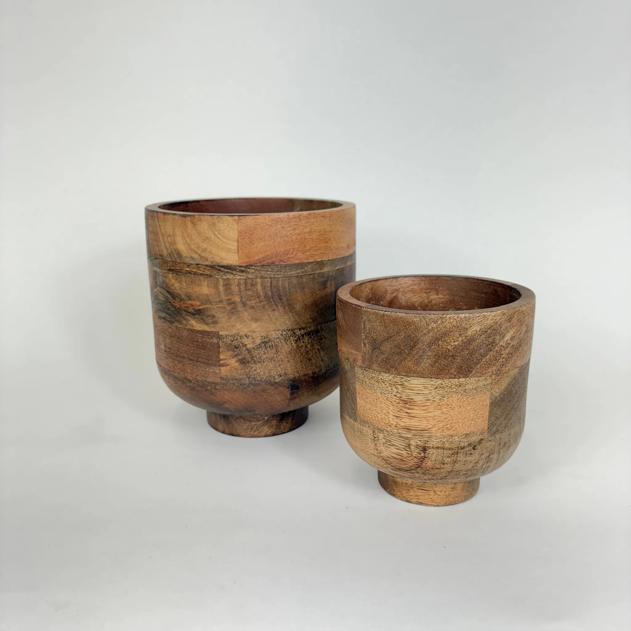 TEAK MID CENTURY POT