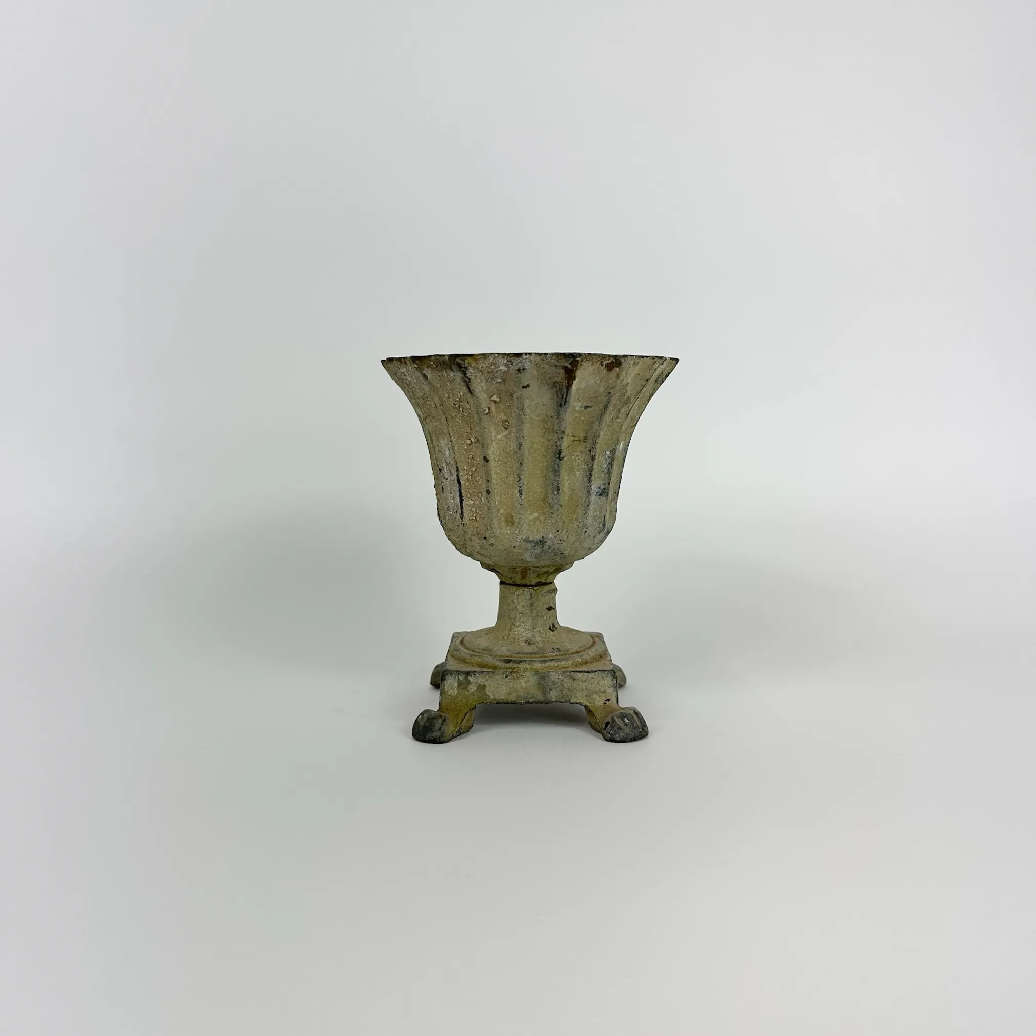 SMALL CAST IRON FOOTED PLANTER
