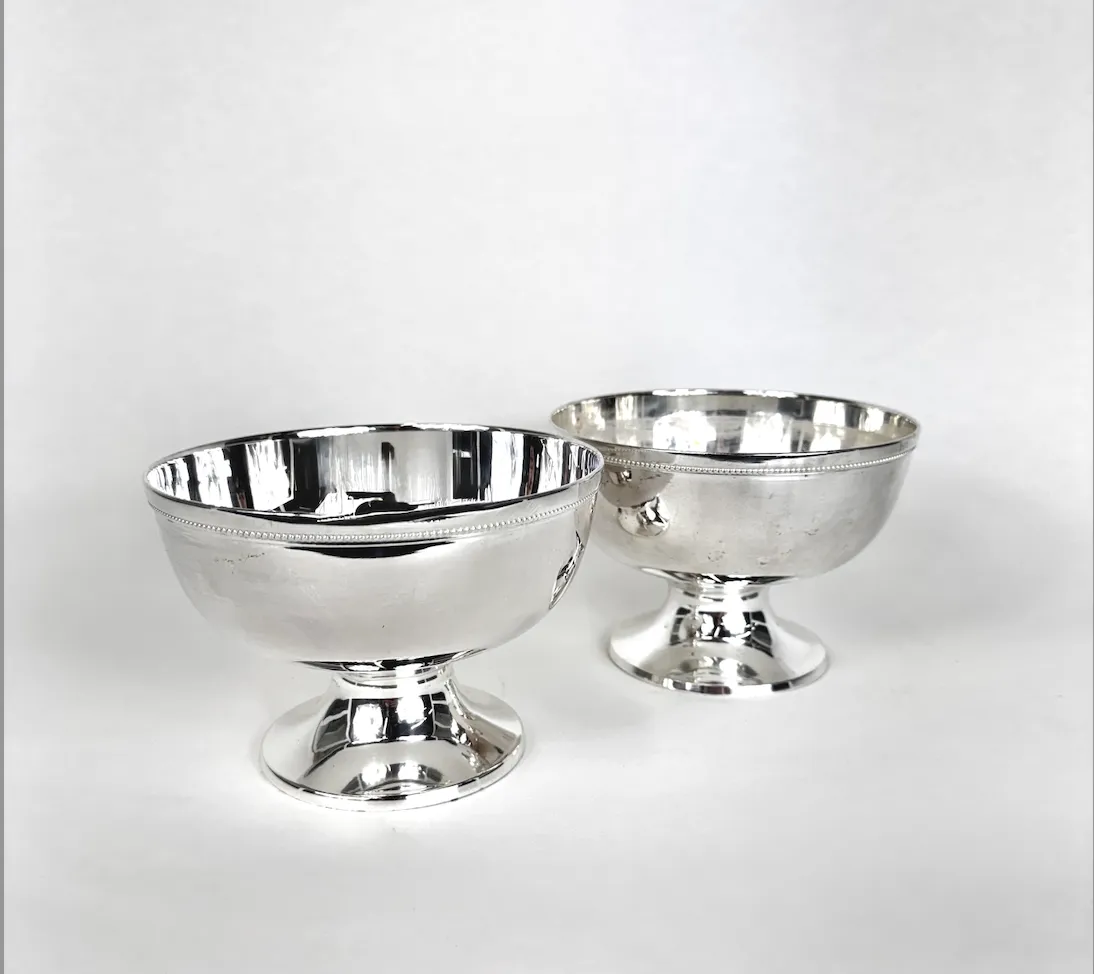 SILVER FOOTED BOWL