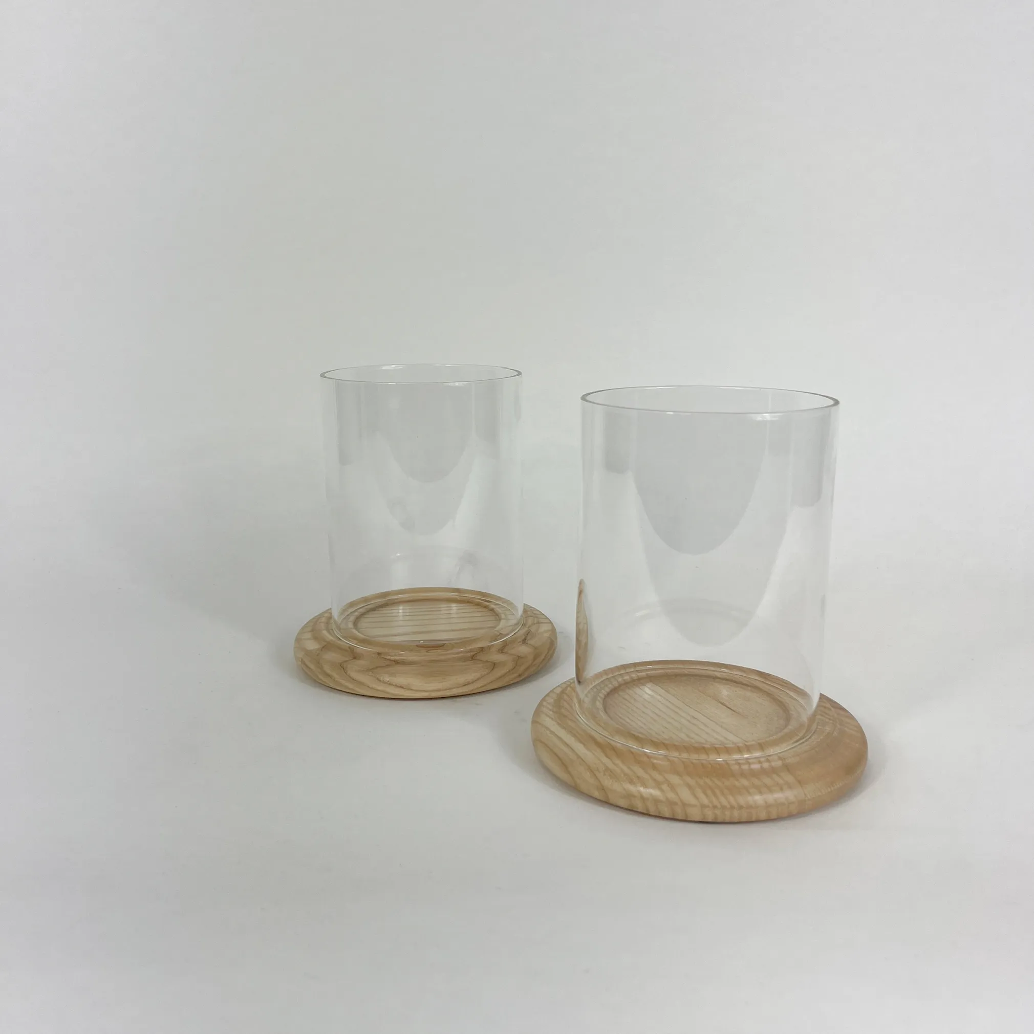 ASH WOOD PILLAR HURRICANE