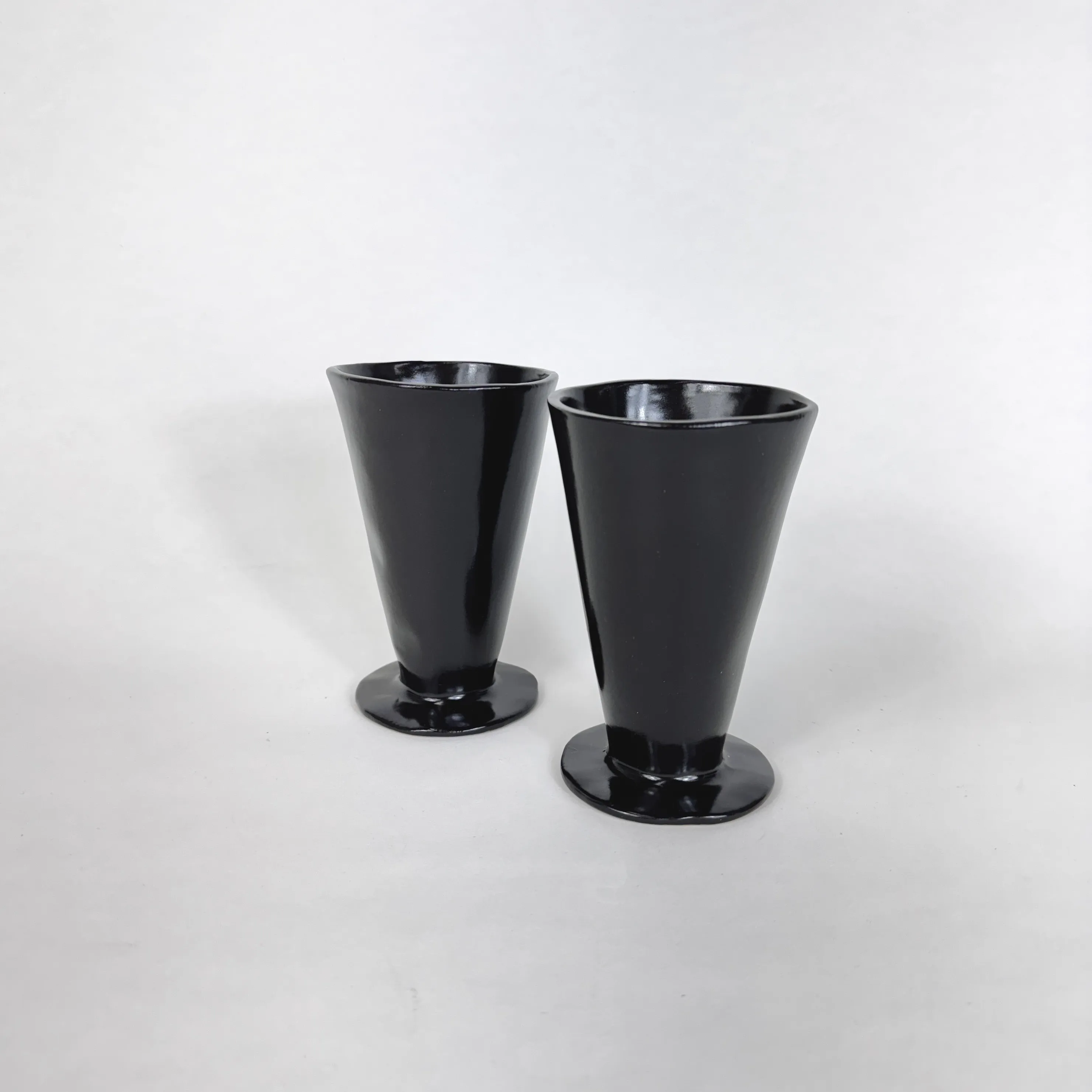 SERAX STONEWARE EBONY GOBLET