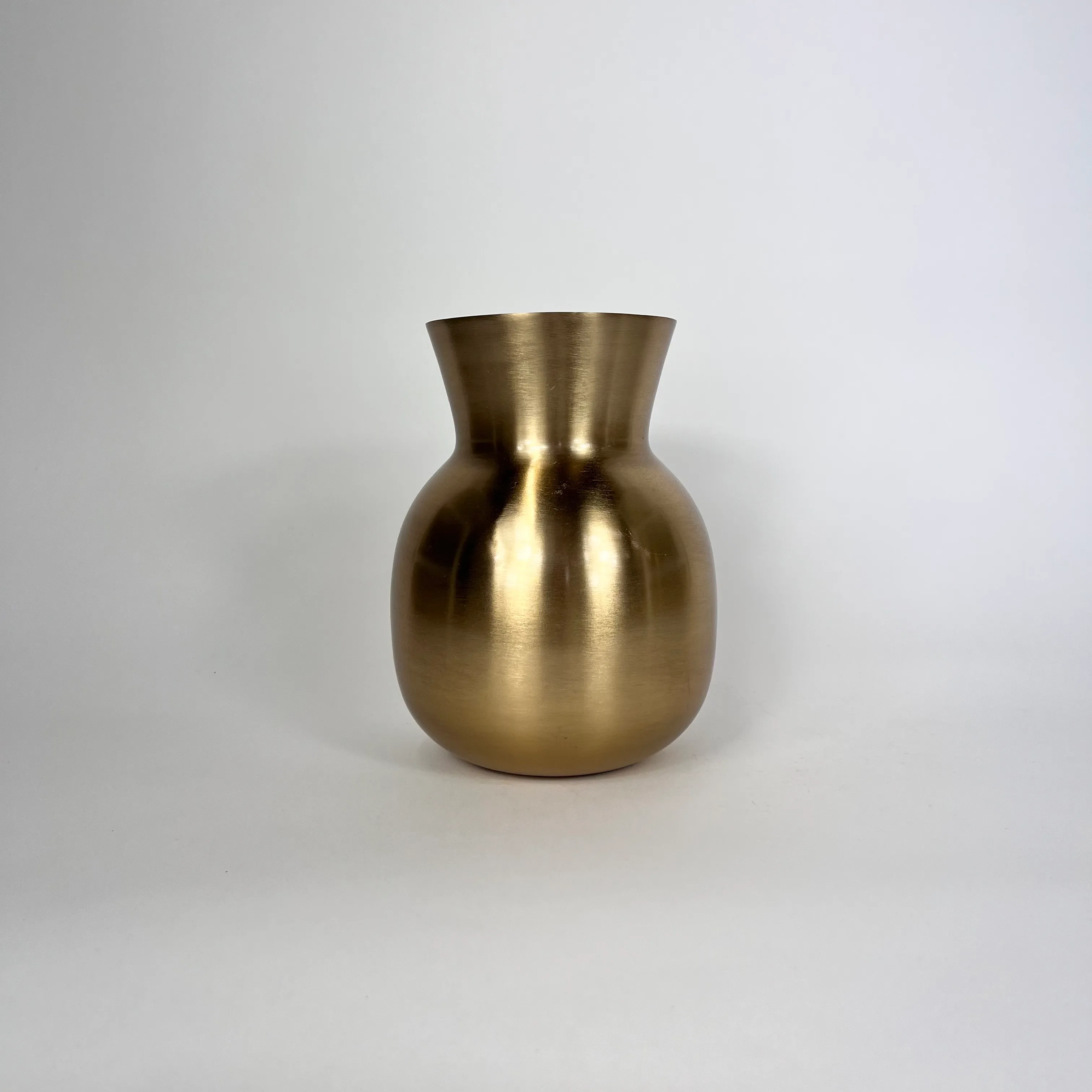 BRASS FLOWER VASE